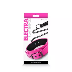 Electra - Collar & Leash - Pink NSTOYS0951 / 7591