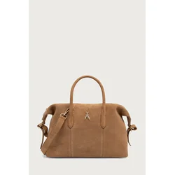 Patrizia Pepe crossbody torbica ženska semišasta