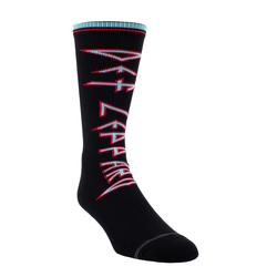 NOGAVICE DEF LEPPARD - Z LOGOM SHARP TEXT - ČRNE - PERRI´S SOCKS - DLC304-001