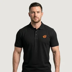 GymBeam Polo Shirt Black M