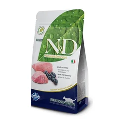 N&D Suva hrana za odrasle mačke, Jagnjetina i borovnica, 10kg