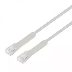 INTELLINET Patchkabel Flexi Cat6a F/FTP 0.5m 10G Kupfer, Siva