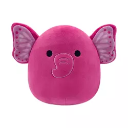 SQUISHMALLOWS Rožnati slon z metulji - Evelyn