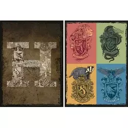 Komplet 2 plakatov Pyramid Harry Potter - Tombs & Scrolls - 52 × 38 cm (PPB35452)
