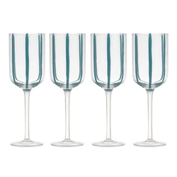 Kozarci za vino v kompletu 4 ks 350 ml Stripe – Ladelle