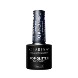 CLARESA - TOP NO WIPE GLITTER BLUE 5G