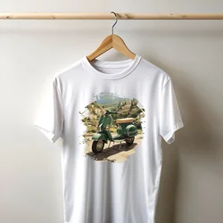 Camiseta Majica sa štampanim printom Cam 358, Muška, Bela