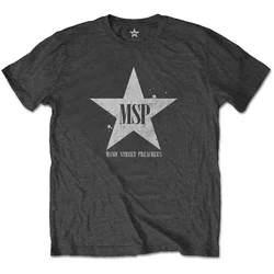 Manic Street Preachers Classic Distressed Star Charcoal Grey L Majica