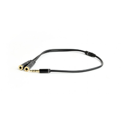 CABLEXPERT avdio kabel 1x 3.5mm M - 2x 3.5mm Ž 10cm