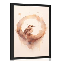 Plakat zasanjani ptiček - 60x90 no frame