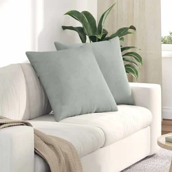 Jastučići za sofu 2 pcs Svijetlo siva 80 x 80 cm