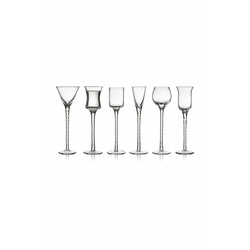 Kozarec za žganje ROMA, set 6 kosov, Lyngby Glas