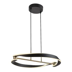 Rabalux Visilica Adalind, LED 40W, 3000K, 60cm, Crno - zlatna