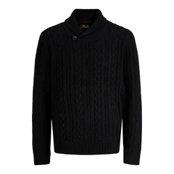 Jack & Jones Premium Pulover JPRBLUCALLUM črna