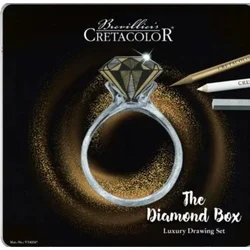 Umjetnički kpl za crtanje Cretacolor The diamond paket 15 kom u metalnoj kutiji