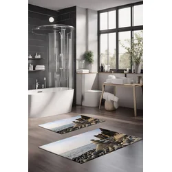 Lessentiel Maison Set prostirki za kupatilo CT-5106, 2 Komada, Šarena
