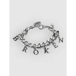 Broken Promises Charmed Bracelet Jewellery silver