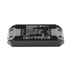 Deko-Light LED-gonilnik Basic, DIM, CC, D35009UF/9W - črna - Plastika
