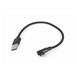 GEMBIRD USB Kabl 8-pin pod uglom CC-USB2-AMLML-0.2M crni