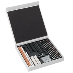 Umjetnički kpl Black & White Box 25 kom u poklon kutiji