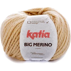 Katia Big Merino 10 Light Beige Pletilna preja