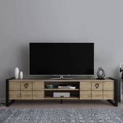 HANAH HOME TV polica Mila Oud Oak Black