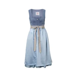 MARJO Dirndl Freudensee bež/modra/svetlo modra