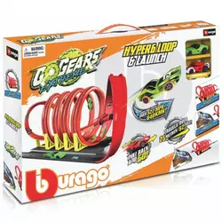Bburago GO Gears Hyper6 Loop & Launch, incl. 2 cars