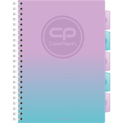 Bilježnica sa spiralom Cool Pack - A4, Gradient Blueberry