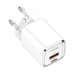 LDNIO Kućni punjač A2317C, 3.6A, QC3.0 18W, PD 30W sa Iphone lightning kablom beli