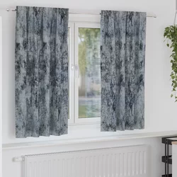 Baršunaste zavjese 2 pcs Srebrno Siva 175 x 140 cm Baršun