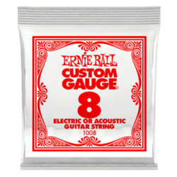 Ernie Ball Plain Steel 12 (.012) Single Guitar String -Žice na komad za električnu i akustičnu gitaru