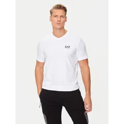 EA7 Emporio Armani Majica Core Identity  črna / bela