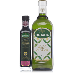 Olitalia Maslinovo ulje Extra Vergine i Sirće Aceto Balsamico, 1l + 0,25l