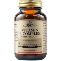 Solgar Kompleks Vitamin B + Vitamin C, 100 tableta
