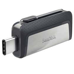 SANDISK 16GB USB 3.1 / USB C Ultra Dual Drive (Crna/Siva) - SDDDC2-016G-G46 USB 3.1 / USB C, 16GB, do 130 MB/s, Crna/siva