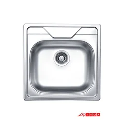 Livinox Ugradna sudopera LivEX176, 50x50cm, Sifon o90, Hrom