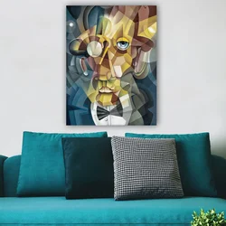 Wallity Dekorativna slika na platnu, 70x100cm, Šarena