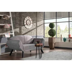 Atelier del Sofa Dvosed na razvlačenje Genzo 177x87x75cm Sivi