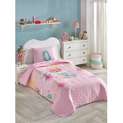 Hanah home Komplet posteljina za single krevet Šarena