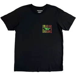 Imagine Dragons Double Dragons Pocket (Back Print) Black XL Majica