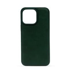 LEATHER CASE Maska za telefon za Iphone 15 Pro Max, Zelena