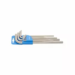 UNIOR Ključevi imbus dugi na plastičnom držaču-colovne dimenzije 220/3lph 1/16-3/8 /9