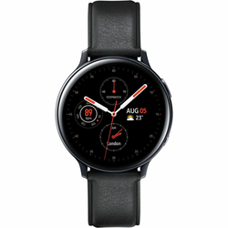 Sat Samsung Galaxy Watch Active 2 44mm crni čelik crni kožni remen SM-R820NSKASEE