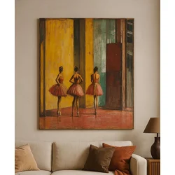 Wallity Dekorativna slika na platnu, 50x70cm, Šarena
