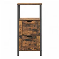 Songmics Kopalniška omarica 37x30x80 cm rjava