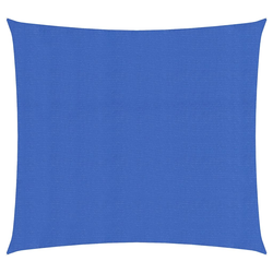 vidaXL Senčno jadro 160 g/m2 modro 2x2 m HDPE