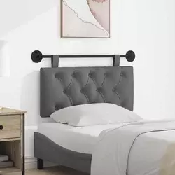 vidaXL Visoki naslon za glavo Temno siva 100 x 55 x 7 cm blago