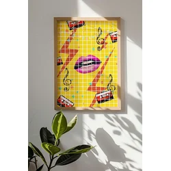 Uramljena slika Popkare1, Wallity, 33x48 cm