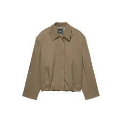 Pull&Bear Prehodna jakna  kamela